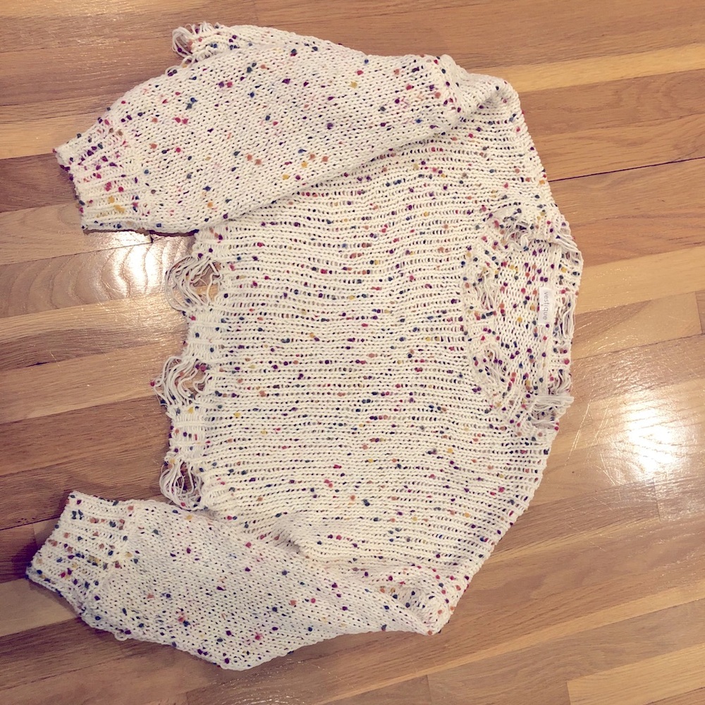Cream + Multicolor Sweater